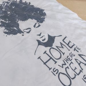 White racer bank tank top